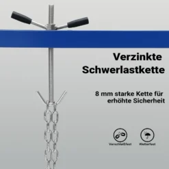 Wiltec Motorbrücke bis zu 500kg Kotflügeltraverse zur Reparatur an Motoren Motorhalter, Motorheber