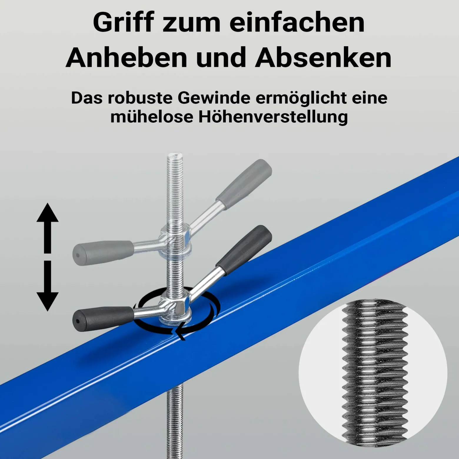 Wiltec Motorbrücke bis zu 300 kg Kotflügeltraverse 111-179 x 23 x 35 cm, Motorhalter für Reparaturen an Motoren, Motorheber für Auto, Hebekran aus Stahl