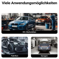 Wiltec Motorbrücke bis zu 300 kg Kotflügeltraverse 111-179 x 23 x 35 cm, Motorhalter für Reparaturen an Motoren, Motorheber für Auto, Hebekran aus Stahl