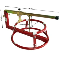 Wiltec Motorrad Reifenmontage für Felgen 431,8-533,4 mm (17-21"), Reifenmontiergerät Reifenmontagegerät für Motorradreifen