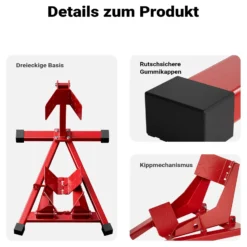 Wiltec Motorradständer vorne für 17-21