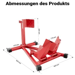 Wiltec Motorradständer vorne für 17-21