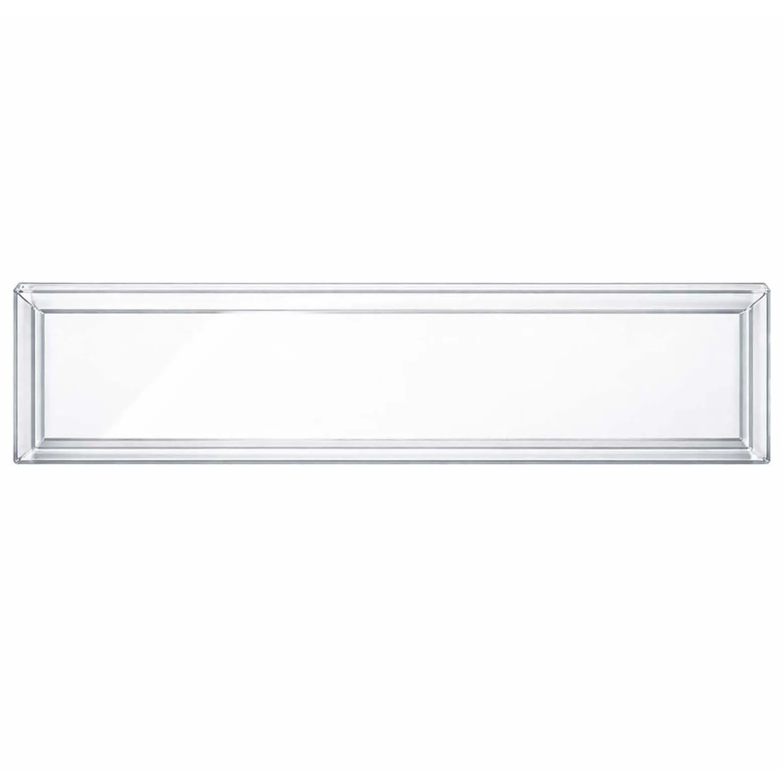 Wiltec Namensschild Abdeckung für Briefkasten mit Stanzmaß 69,1 x 17,2 mm für 73 x 21 mm Namensschild, Ersatzteil für Standbriefkasten und Wandbriefkasten
