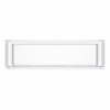 Wiltec Namensschild Abdeckung für Briefkasten mit Stanzmaß 89,4 x 24,5 mm für 92,3 x 28,4 mm Namensschild, Ersatzteil für Standbriefkasten und Wandbriefkasten