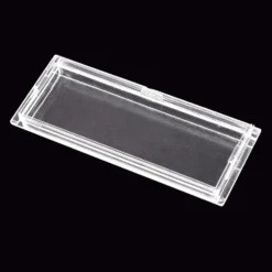 Wiltec Namensschild Abdeckung für Briefkasten mit Stanzmaß 69,3 x 24,7 mm für 71,5 x 27 mm Namensschild, Ersatzteil für Standbriefkasten und Wandbriefkasten
