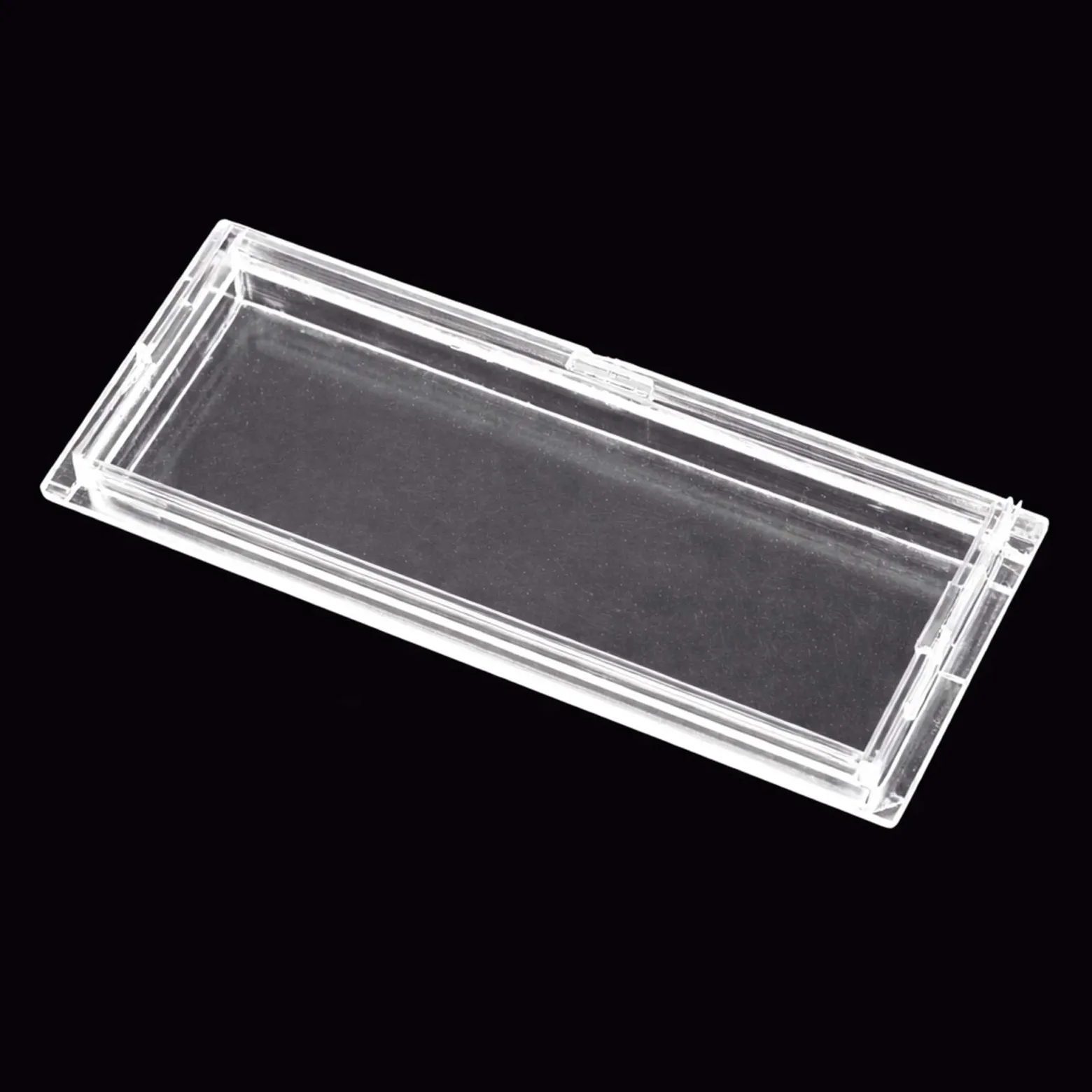Wiltec Namensschild Abdeckung für Briefkasten mit Stanzmaß 69,3 x 24,7 mm für 71,5 x 27 mm Namensschild, Ersatzteil für Standbriefkasten und Wandbriefkasten