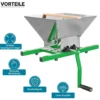 Wiltec Obstmühle mit 7L Trichter und Handkurbel Obsthäcksler leicht zu reinigen für Saftpresse Obstpresse zur Herstellung von Saft Würze oder Most