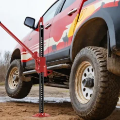 Wiltec Offroad Wagenheber bis 3000 kg max. 76 cm, Farmer Jack für Geländewagen, SUV, ATV und Anhänger, Farm Jack Wagenheber aus Stahl