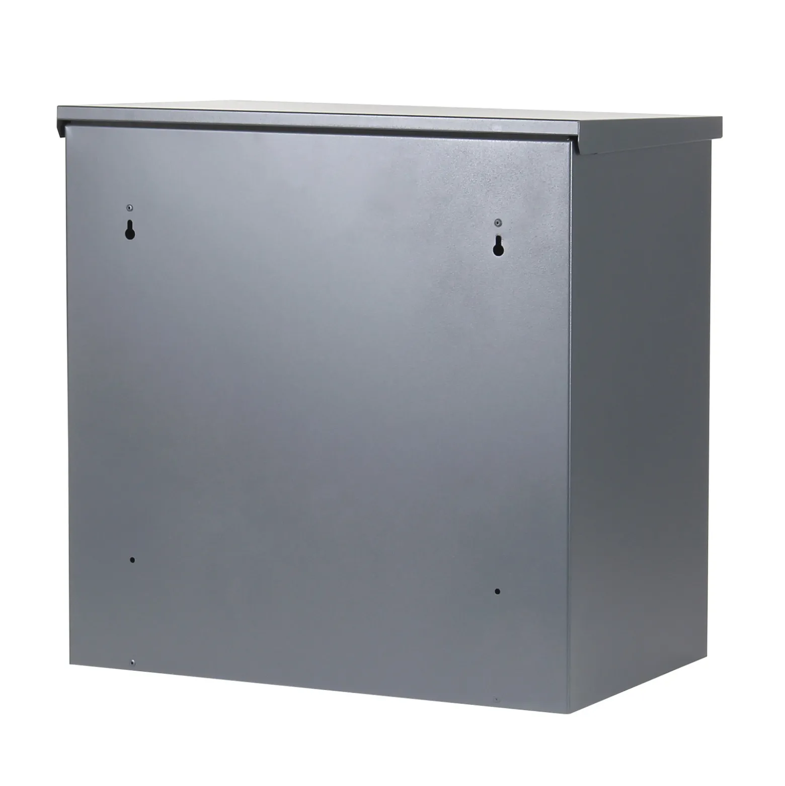 Wiltec Paketkasten grau 508 x 315 x 500 mm, Paketbox Zuhause, private Paketannahme passend für Pakete und Päckchen, Standbriefkasten Wandbriefkasten Stahl