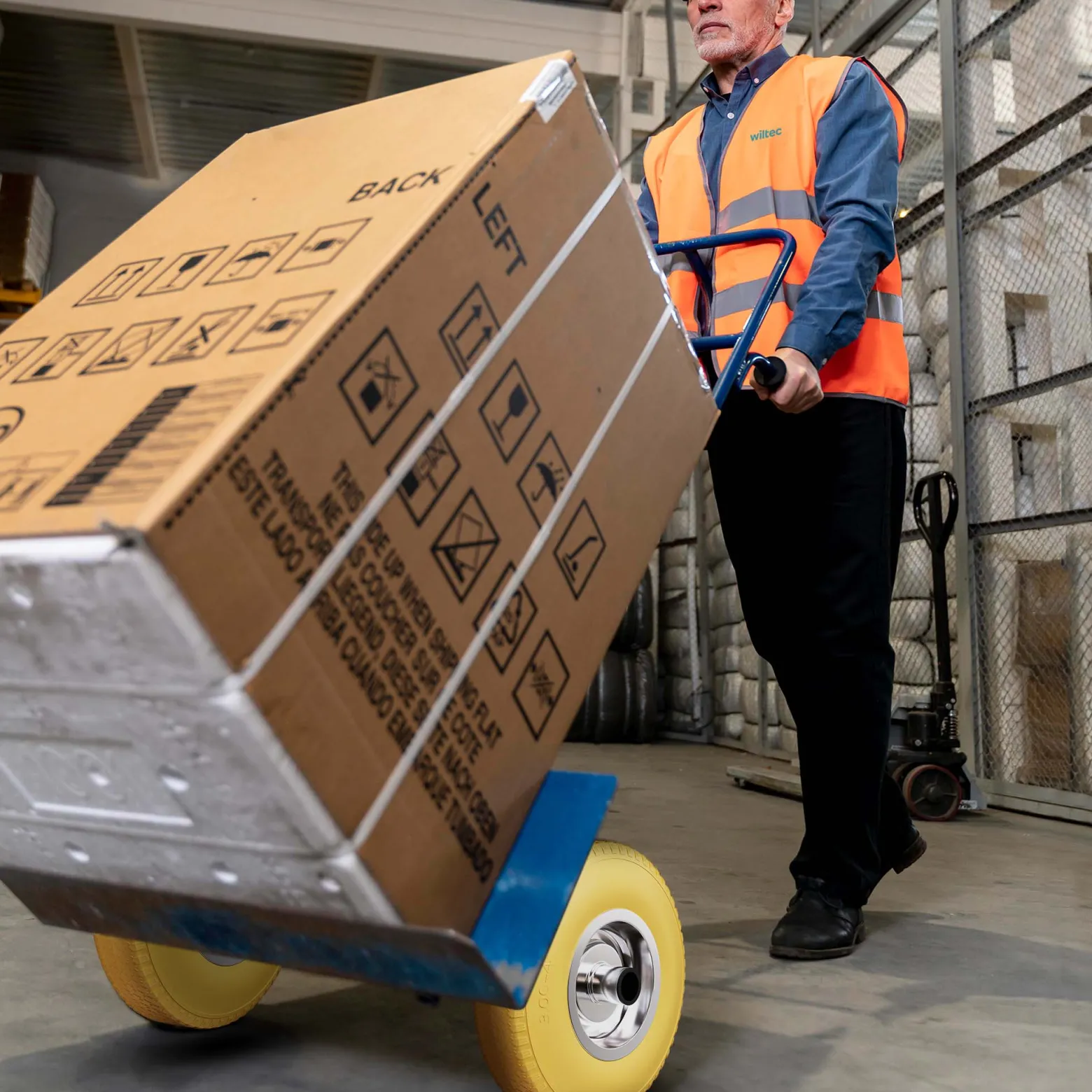 Wiltec Pannensicheres PU Rad 3.00-4 75 x 255 mm 100 kg, Polyurethan Vollgummi Schubkarren Komplettrad mit Stahlfelge, Schubkarrenrad pannensicher