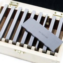 Wiltec Parallelunterlagen Set 18-teilig 100mm, 9 Paar Schraubstockunterlage aus Werkzeugstahl, Fräsunterlagen, Unterlegleisten