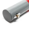 Wiltec Parkpfosten 705 x 75 mm, Parkplatzsperre klappbar rund, Absperrpfosten aus Stahl, Parkpfosten, Poller