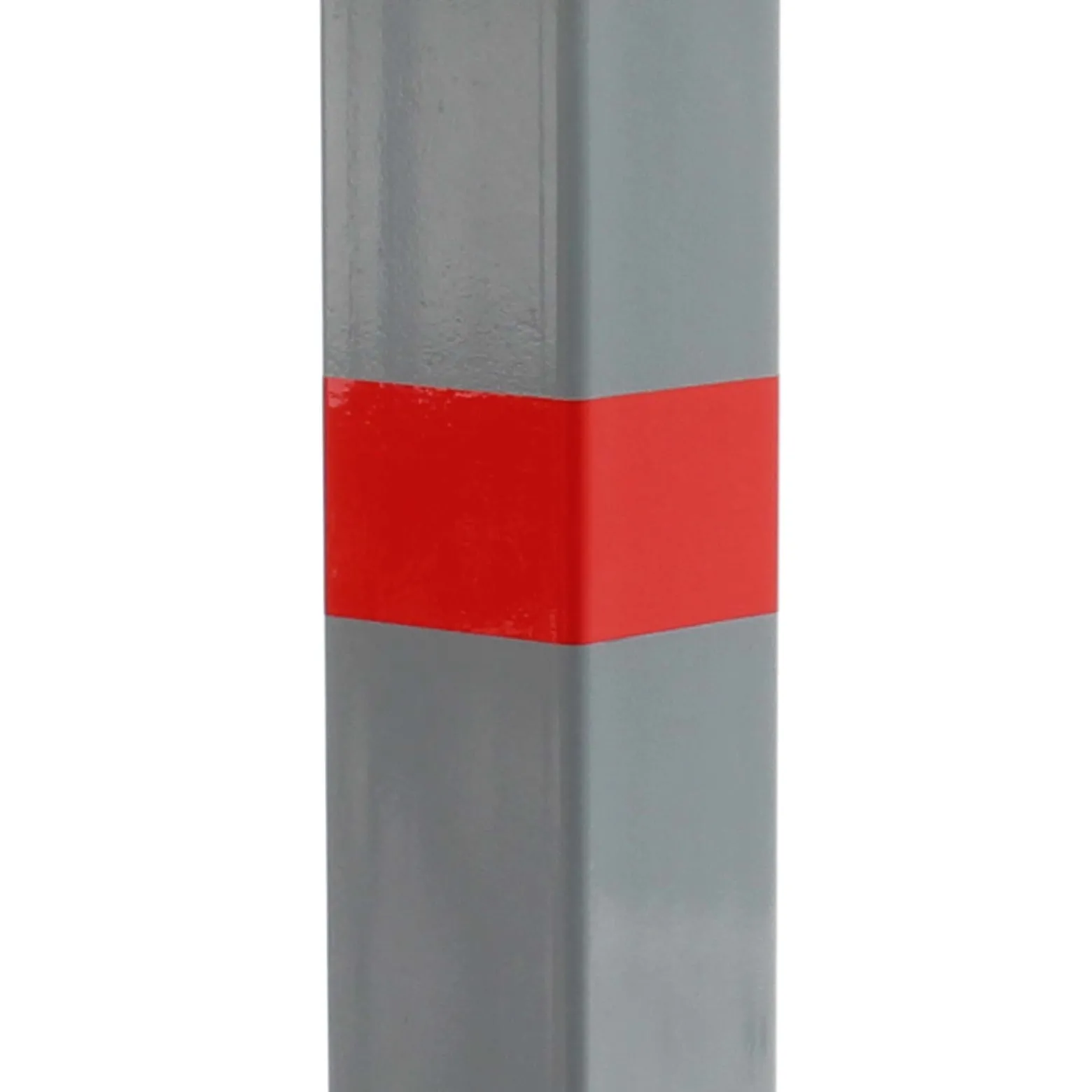 Wiltec Parkpfosten 700 x 160 x 110 mm, Parkplatzsperre klappbar eckig, Absperrpfosten aus Stahl, Parkpfosten, Poller