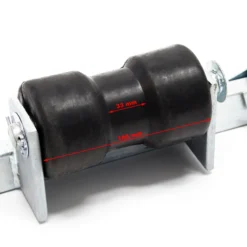 Wiltec Pendelrolle 111 cm, Sliphilfe für Boote bis 800 kg, Sliprollen für Bootstrailer mit verstellbarer Breite 80–124 cm, Bootstrailer Zubehör aus Stahl