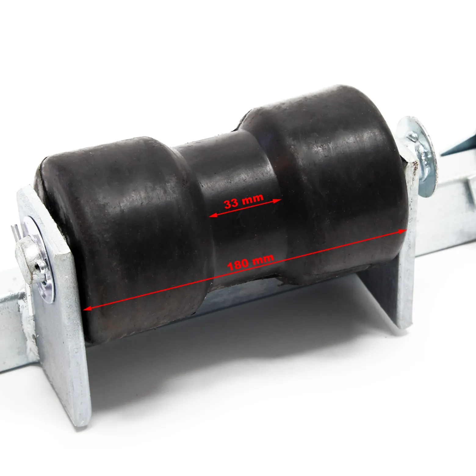 Wiltec Pendelrolle 111 cm, Sliphilfe für Boote bis 800 kg, Sliprollen für Bootstrailer mit verstellbarer Breite 80–124 cm, Bootstrailer Zubehör aus Stahl