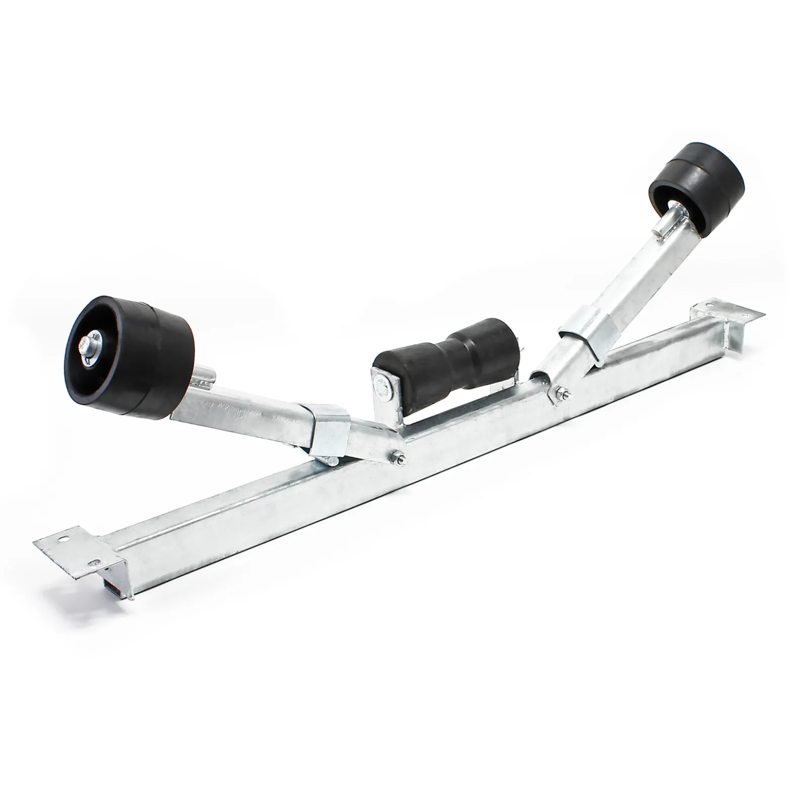Wiltec Pendelrolle 111 cm, Sliphilfe für Boote bis 800 kg, Sliprollen für Bootstrailer mit verstellbarer Breite 80–124 cm, Bootstrailer Zubehör aus Stahl