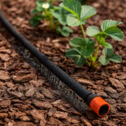 Wiltec Perlschlauch 30m mit feinen Poren, unter- und oberirdisch verlegbarer Gartenschlauch Tropfschlauch Bewässerung Wasserschlauch Bewässerungsschlauch