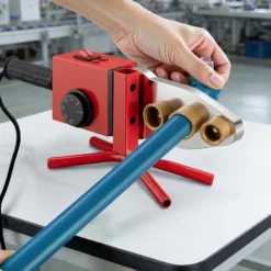 Wiltec PE-Rohr Schweißgerät 2000 W bis 300°C, Muffenschweißgerät inkl. 7 Heizdorne 16-63 mm, Schweissgerät für Rohre, Muffen und Formstücke