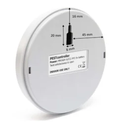 Wiltec Pestcontroller Mäuseschreck mit Ultraschall für 100m² in Innenräumen, auch als Rattenvertreiber