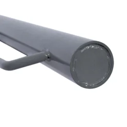 Wiltec Pfahlramme Ø 76 mm Handramme aus Stahl, Pfostenramme mit 2 Handgriffen, Zaunpfahlramme zum Einschlagen von Pfosten beim Zaunbau
