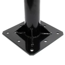 Wiltec Pickup Kran Ladekran 0-1861 mm Höhe, 500 kg Traglast und 360° Drehkranz, massiver Standfuß zur Bodenmontage, Werkstattkran