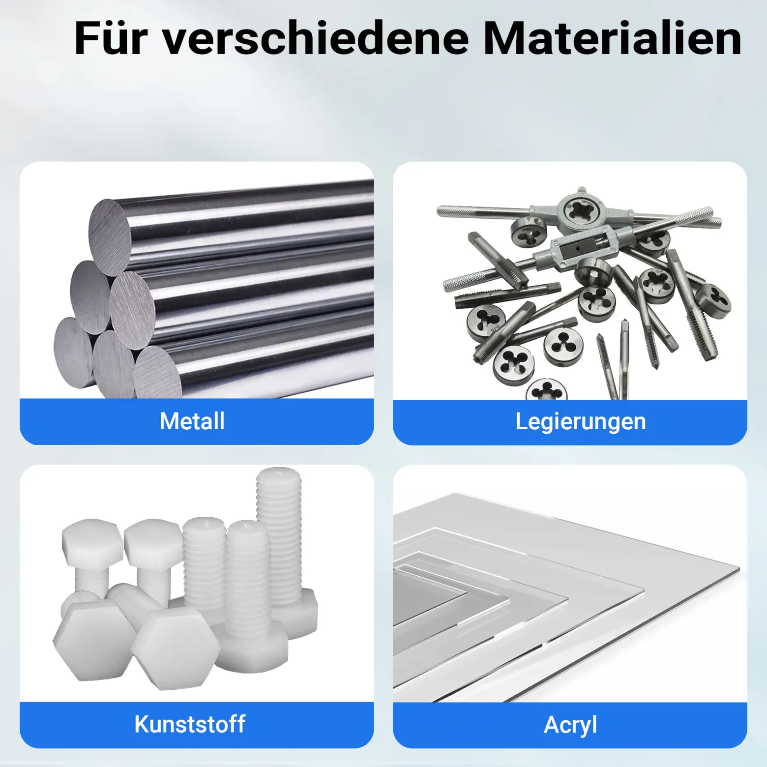 Wiltec Poliermaschine 750W mit 2 Polierscheiben Ø 200mm, 2950 U/min, Doppelschleifer mit robustem Gehäuse aus Guss und Standfuß