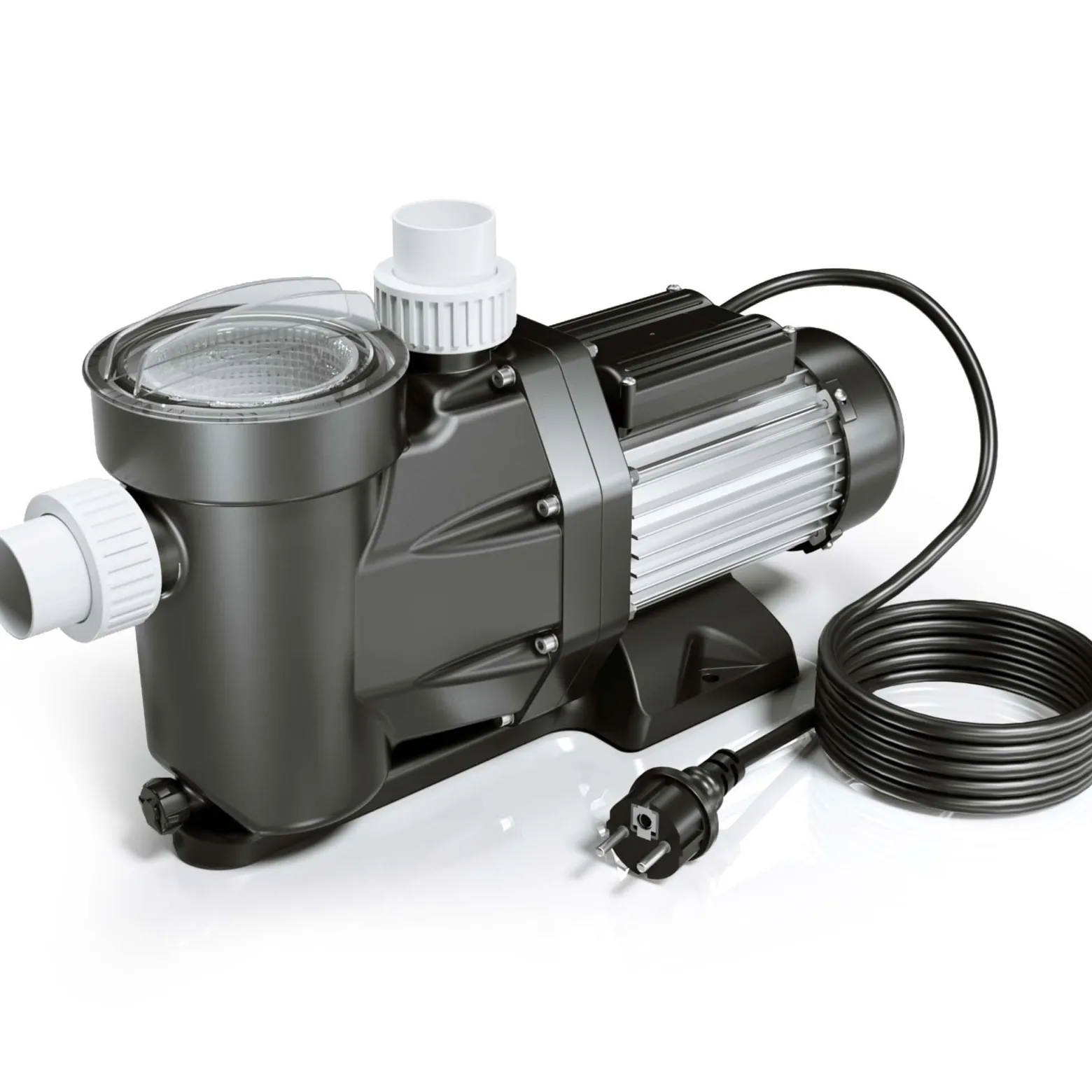 Wiltec Poolpumpe 33600 l/h 1500 W Schwimmbadpumpe Filterpumpe Umwälzpumpe