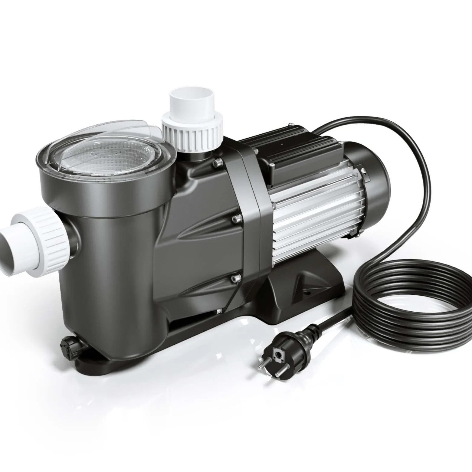 WilTec Poolpumpe 28800 l/h 1300 W Schwimmbadpumpe Filterpumpe Umwälzpumpe