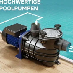 Wiltec Pool Pumpe 15000 l/h 750 W Schwimmbadpumpe Filterpumpe Umwälzpumpe Pool