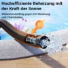 Wiltec Poolschlauch 21 m ⌀32 mm, Schwimmbadschlauch mit Muffen, Pumpenschlauch für Schwimmbecken, Saugschlauch, Solarschlauch