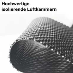 Wiltec Pool Solarfolie Ø 5 m, schwarz, Poolheizung aus 140 µ starkem PE Film, Poolabdeckung Poolplane Solarplane rund