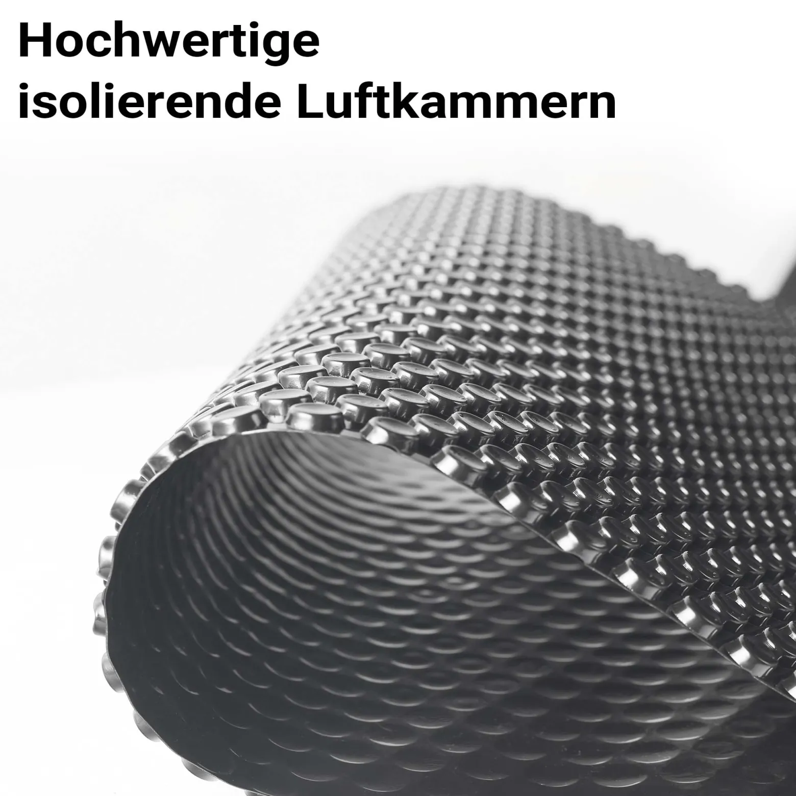 Wiltec Pool Solarfolie Ø 5 m, schwarz, Poolheizung aus 120 µ starkem PE Film, Poolabdeckung Poolplane Solarplane rund