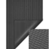 Wiltec Pool Solarfolie 4 x 6 m, schwarz, Poolheizung aus 140 µ starkem PE Film, Poolabdeckung Poolplane Solarplane rechteckig
