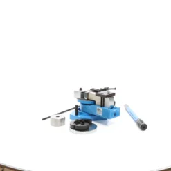 Wiltec Profi Blechbiegemaschine, 360° max. Biegewinkel, manueller Universalbieger für Winkel für Flachstahl, Rundstahl, Vierkantstahl, zur Metallbearbeitung