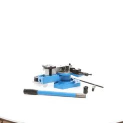 Wiltec Profi Blechbiegemaschine, 360° max. Biegewinkel, manueller Universalbieger für Winkel für Flachstahl, Rundstahl, Vierkantstahl, zur Metallbearbeitung