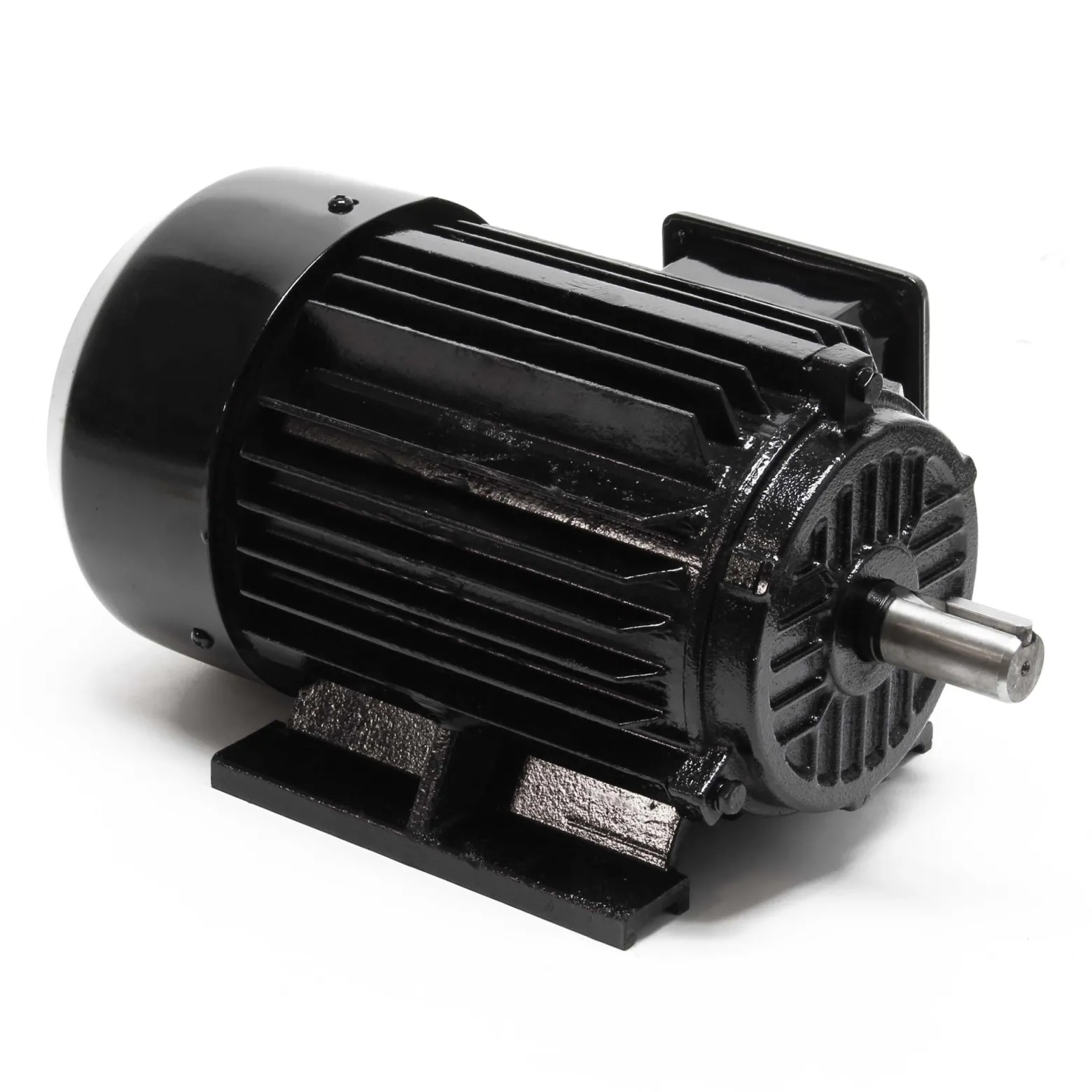 Wiltec Profi Elektromotor 400 V 1,5 kW (2 PS) 3-phasig 2-polig E-Motor in Bauform B3 2830 U/min mit Kupferwicklung, Drehstrommotor