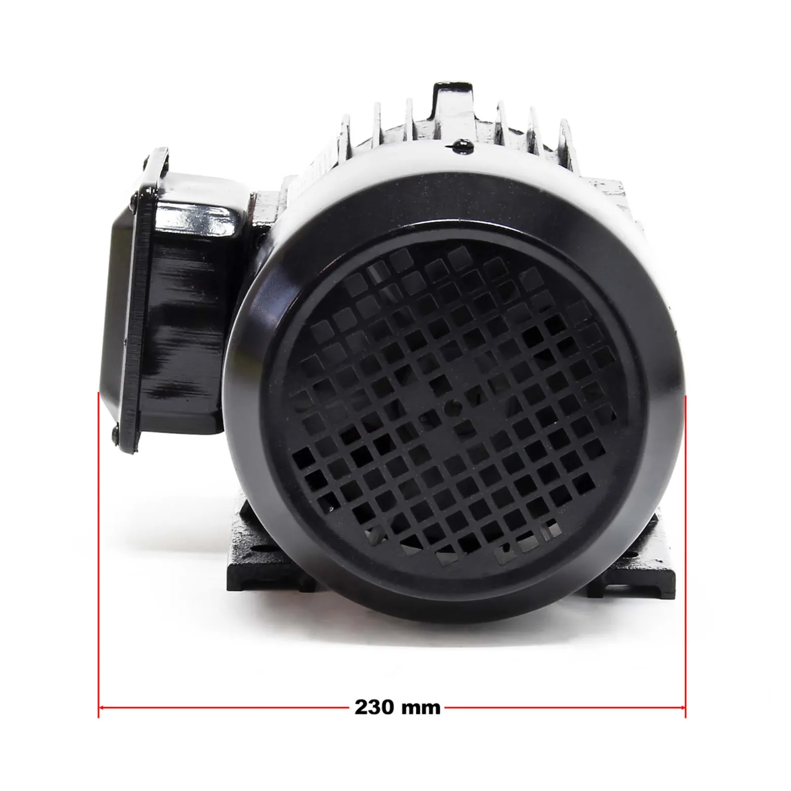 Wiltec Profi Elektromotor 400 V 1,5 kW (2 PS) 3-phasig 2-polig E-Motor in Bauform B3 2830 U/min mit Kupferwicklung, Drehstrommotor
