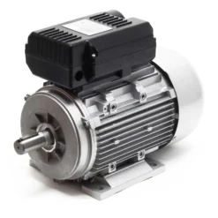 Wiltec Profi Elektromotor 230 V 1,5 kW (2 PS) 1-phasig 2-polig E-Motor mit Anlaufkondensator 2850 U/min und Kupferwicklung