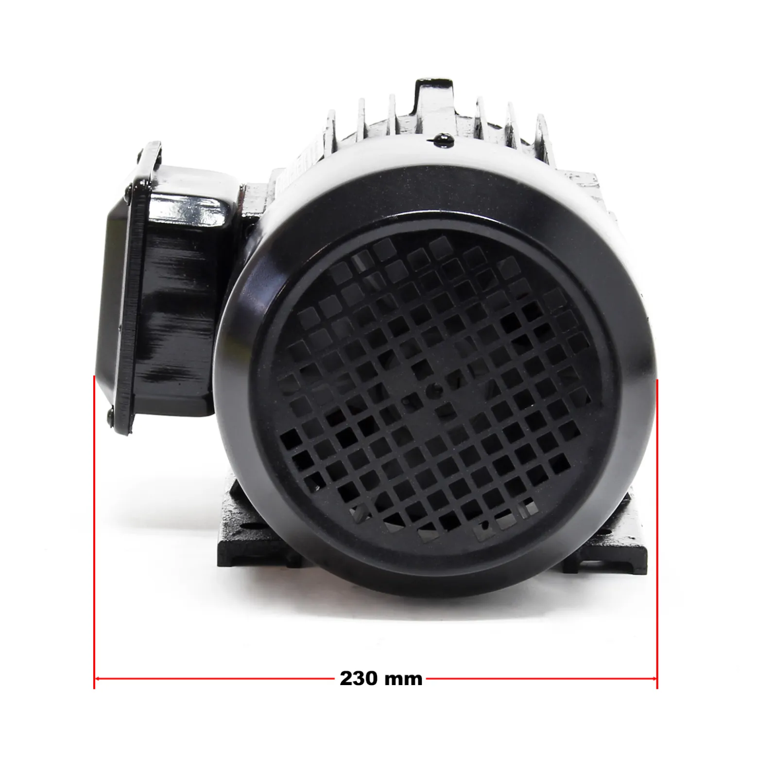 Wiltec Profi Elektromotor 400 V 2,2 kW (3 PS) 3-phasig 2-polig E-Motor in Bauform B3 2830 U/min mit Kupferwicklung, Drehstrommotor