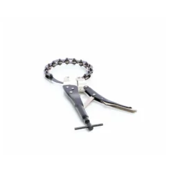 Wiltec Profi Kettenrohrschneider für Auspuffrohr Ø 19-80 mm, Rohrschneider für Stahl, Kupfer, Kunststoff, Kettentrenner aus Stahl