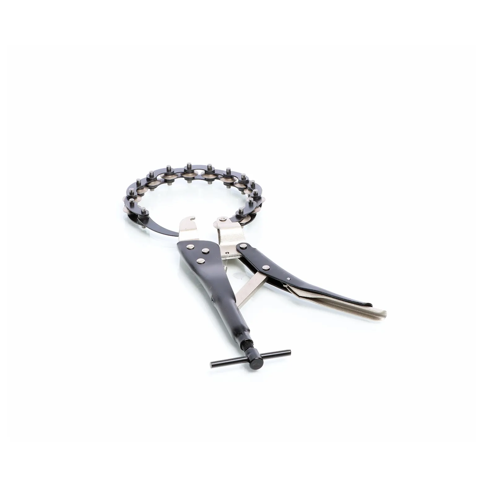 Wiltec Profi Kettenrohrschneider für Auspuffrohr Ø 19-80 mm, Rohrschneider für Stahl, Kupfer, Kunststoff, Kettentrenner aus Stahl
