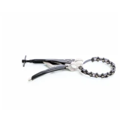 Wiltec Profi Kettenrohrschneider für Auspuffrohr Ø 19-80 mm, Rohrschneider für Stahl, Kupfer, Kunststoff, Kettentrenner aus Stahl