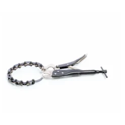 Wiltec Profi Kettenrohrschneider für Auspuffrohr Ø 19-80 mm, Rohrschneider für Stahl, Kupfer, Kunststoff, Kettentrenner aus Stahl