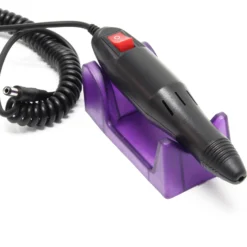 Wiltec Profi Nagelfräser Set 20.000 U/min, Elektrisch Nagefräse für Pediküre Maniküre Nail Art Nagelkosmetik, 6 Bits und 6 Aufsätze, Nagelschleifer