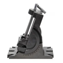 Wiltec Präzisions-Maschinenschraubstock 100 mm Backenbreite, 90° schwenkbar für exaktes Arbeiten, Werkbank Schraubstock aus Gusseisen