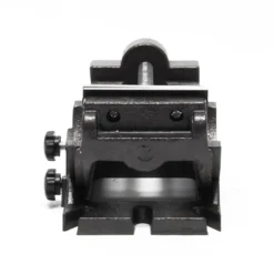 Wiltec Präzisions-Maschinenschraubstock 100 mm Backenbreite, 90° schwenkbar für exaktes Arbeiten, Werkbank Schraubstock aus Gusseisen