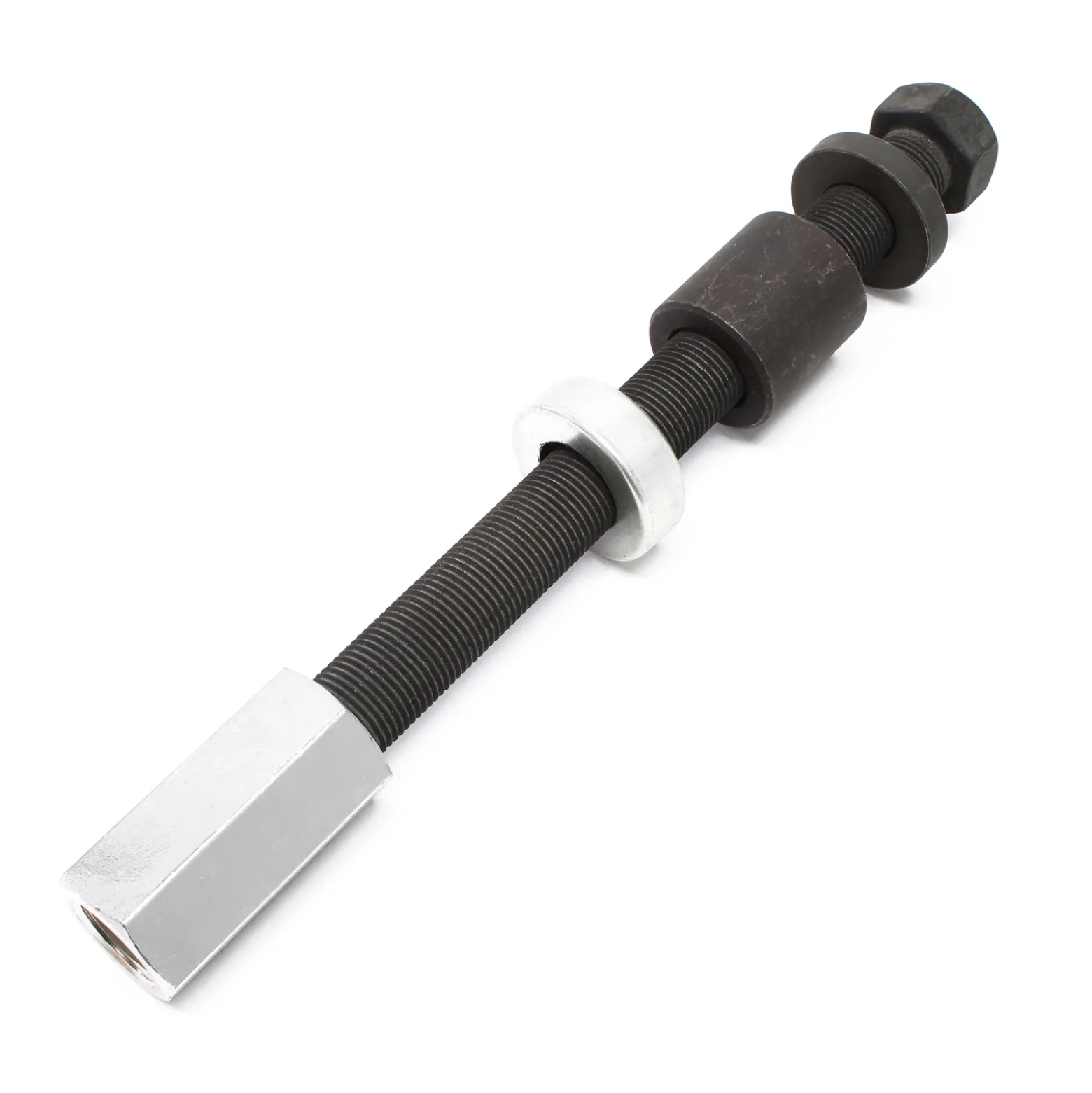 Wiltec Radlager Werkzeug Satz 19 teilig, Druckplatten 55,5-84 mm, Gewindespindel, Druckhülsen, Radlagerabzieher für Kfz im Koffer