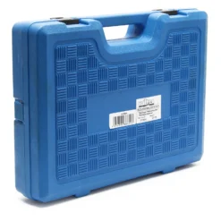 Wiltec Radlager Werkzeug Satz 19 teilig, Druckplatten 55,5-84 mm, Gewindespindel, Druckhülsen, Radlagerabzieher für Kfz im Koffer