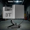 Wiltec Rangierwagenheber hydraulisch 3t, Hydraulik Wagenheber 13,5-40 cm Hubhöhe, Wagen Heber für Autos, SUVs, Wohnwagen, Autoheber kompakt und robust