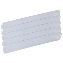 Wiltec Rasenkante aus Stahl 30 m Beetumrandung bestehend aus 30 Elementen je 100 x 14 cm, Beeteinfassung als Stecksystem, verzinkte Mähkante